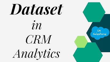 Dataset in CRM Analytics | Salesforce CRM Analytics |  Tableau CRM | Einstein Analytics