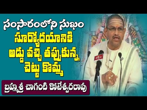 Reality of Samsaram & Relations|| By Sri Chaganti Koteswara Rao
