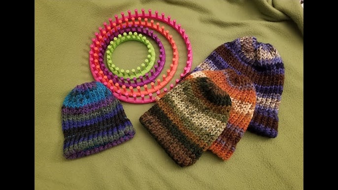 So I'm knitting my first beanie on a flexee loom & every time i get to the  starting point again to do more e loops, it's kinda loose in that one area….