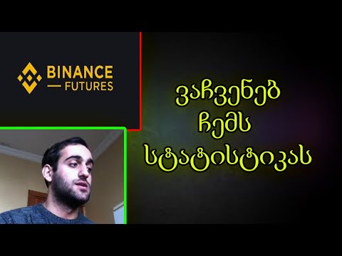 ვაჩვენებ ჩემს ფიუჩერსის სტატისტიკას! BINANCE (TRADINVEST)