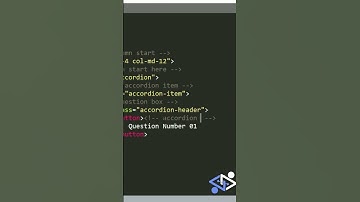 FAQ Accordion Using Bootstrap V5 #codefordesign #bootstrap5 #accordion