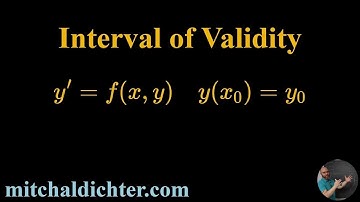Interval of Validity Nonlinear First Order ODE