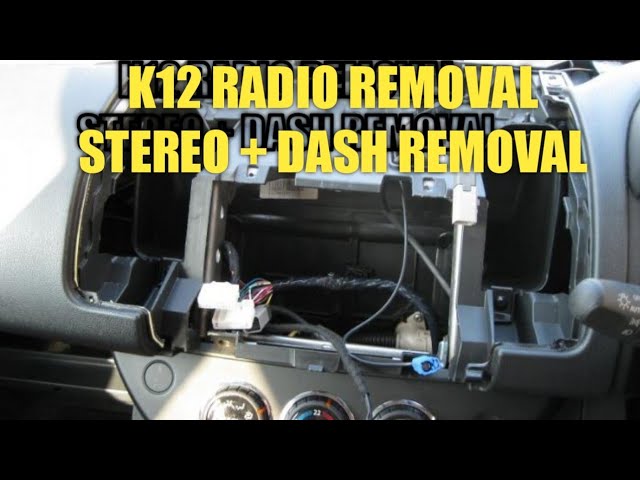 Nissan Micra K12 Radio And Dash Removal - Youtube