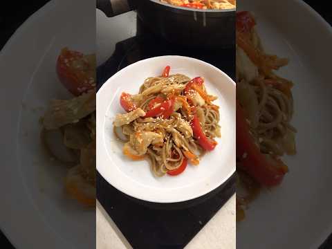Быстро и вкусно покушать. Have a quick and delicious meal #soba #bosh
