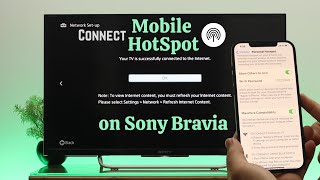 Sony Bravia TV Internet Connection with Mobile Hotspot! screenshot 5