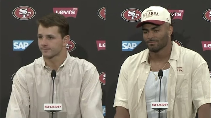49ers Brock Purdy & Fred Warner react to win over Jets
