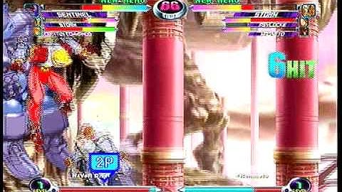 MvC2 Online (360): Nxver Die (Santhrax) vs Brett (MSP) 8 .:10.26.09:.