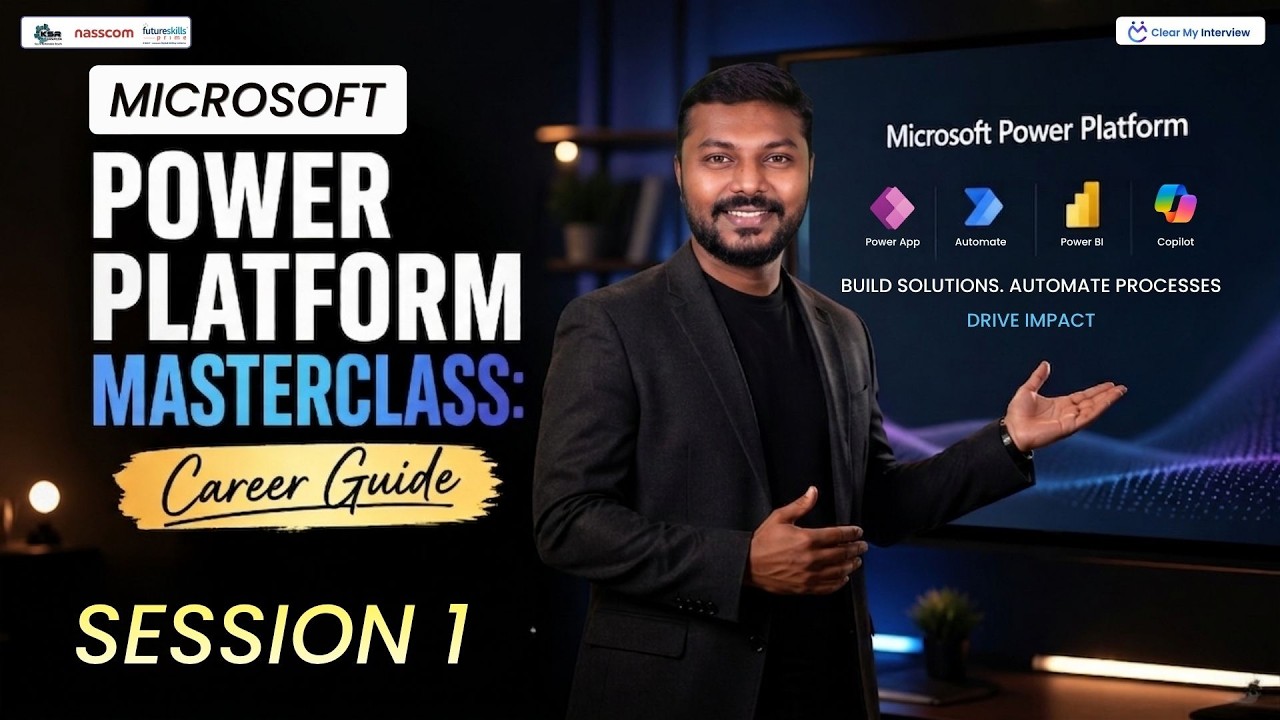 Microsoft Power Platform Masterclass: Career Guide & AI Tools - YouTube