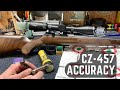 Getting the most accuracy out of a cz 457