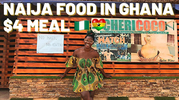 $4 NIGERIAN FOOD IN GHANA/Chericoco Restaurant/Ghanaian try Nigerian food
