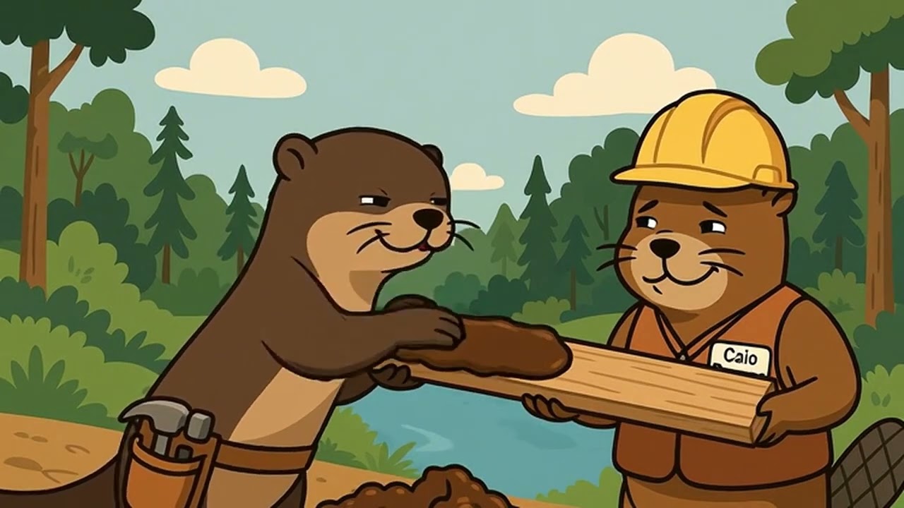 कैयो बीवर और बांध वाली स्लाइड (Caio Beaver aur Dam wali Slide)