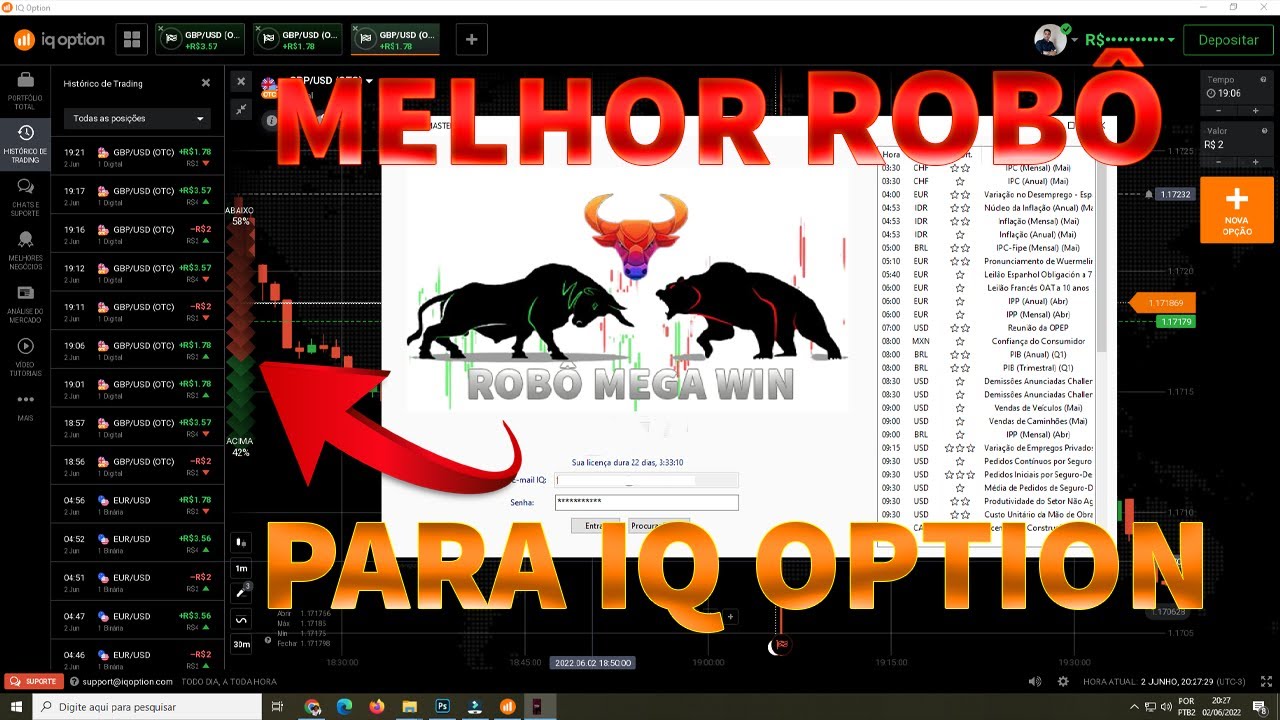 ROBÔ IQ OPTION – MELHOR ROBÔ PARA LUCRAR COM OPÇÕES BINÁRIAS