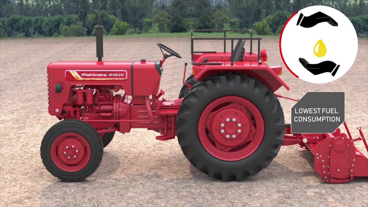 Features of Mahindra 415 Di Tractor Engine Lowest Fuel Consumption Bengali YouTube