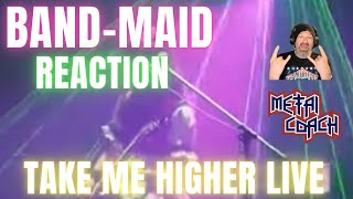 BAND-MAID - Take Me Higher - AWESOME REACTION!!!!!!!!!! Jrock Live