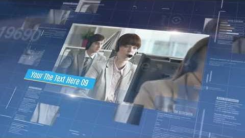 Mosaic Motion Slideshow After Effects Template