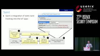 USENIX Security '18 - Sensitive Information Tracking in Commodity IoT