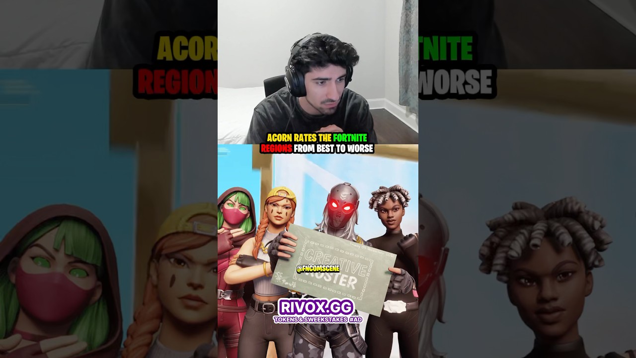 Acorn ranks the best regions from best to worst 