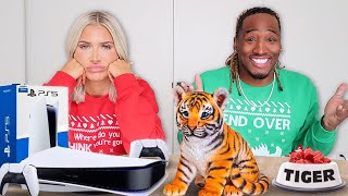 CHEAP VS EXPENSIVE CHRISTMAS PRESENTS CHALLENGE 🎁