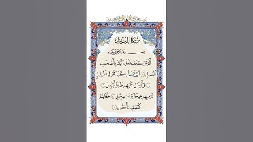 ورد اليوم سورة الفيل #قرآن #اكسبلور #ماهر_المعيقلي #quran