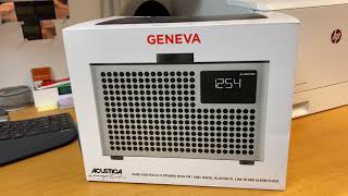 Unboxing Geneva Acustica Lounge Radio - YouTube