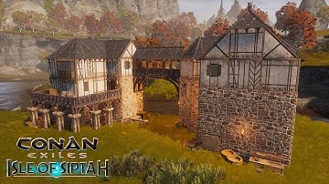 HOW TO BUILD MEDIEVAL HOUSES [SPEED BUILD] - CONAN EXILES
