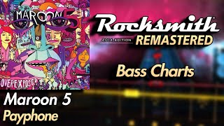 Maroon 5 - Payphone | Rocksmith® 2014 Edition | Bass Chart