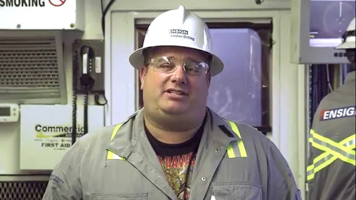 RIG-UP WITH ENSIGN: Tim