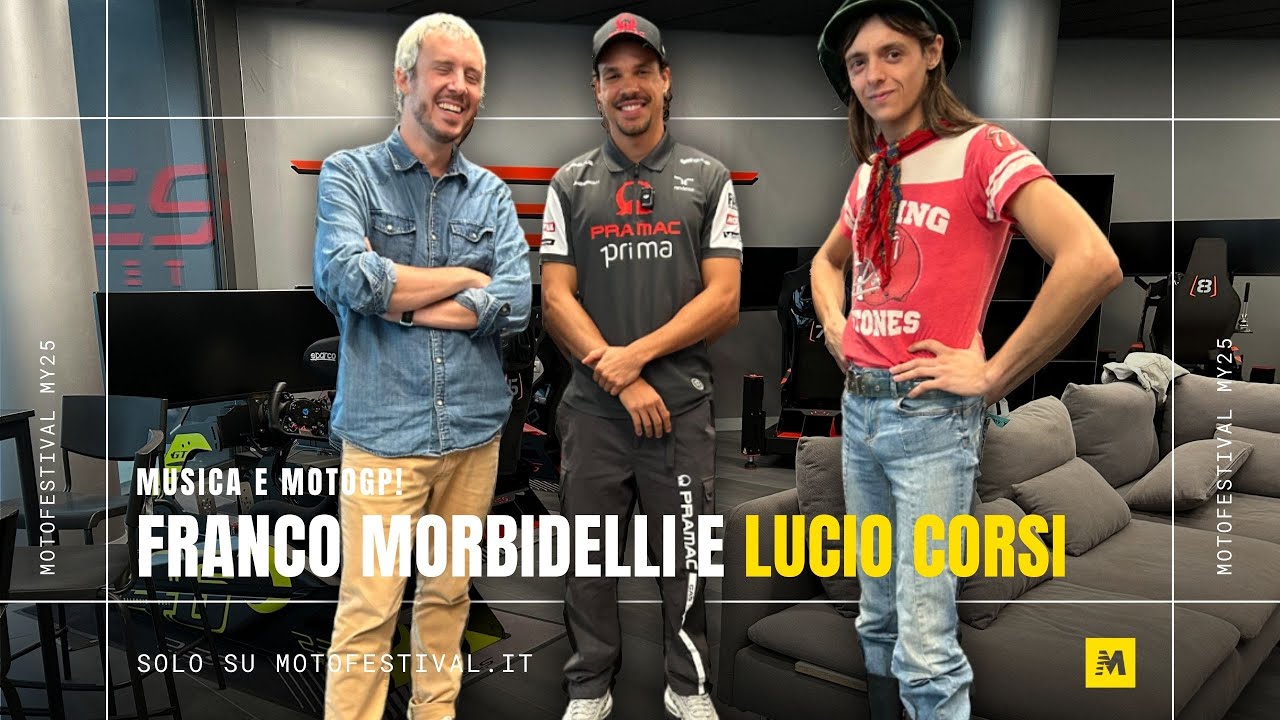 Franco Morbidelli e Lucio Corsi: MotoGP e musica si incontrano #luciocorsi #eurovision #sanremo2025