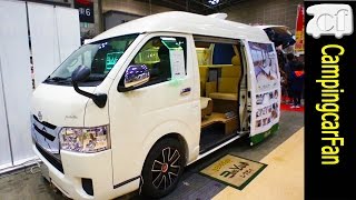 【ポシェット】ハイエース標準ボディハイルーフを使用した普段使いもできるバンコン [Pochette] Japanese campervan campingcar