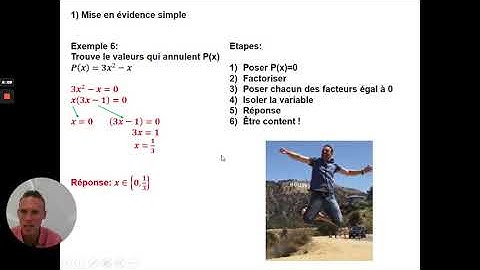 Math SN 4 cours 06 factorisation simple et double