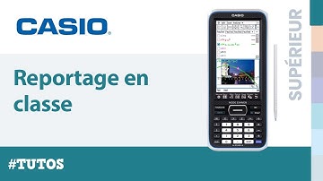 Reportage en classe avec la calculatrice formelle CASIO fx CP400+E