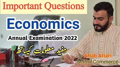 important questions of economics | economics B.Com | economics important questions 2022