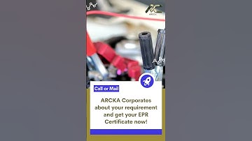 Get your EPR For batteries - ARKCA Corporate