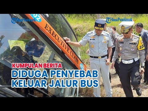 🔵Diduga Penyebab ini yang Membuat Bus Rosalia Indah Keluar Jalur dan Masuk Parit di Tol Batang