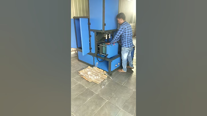 Pet bottle making machine