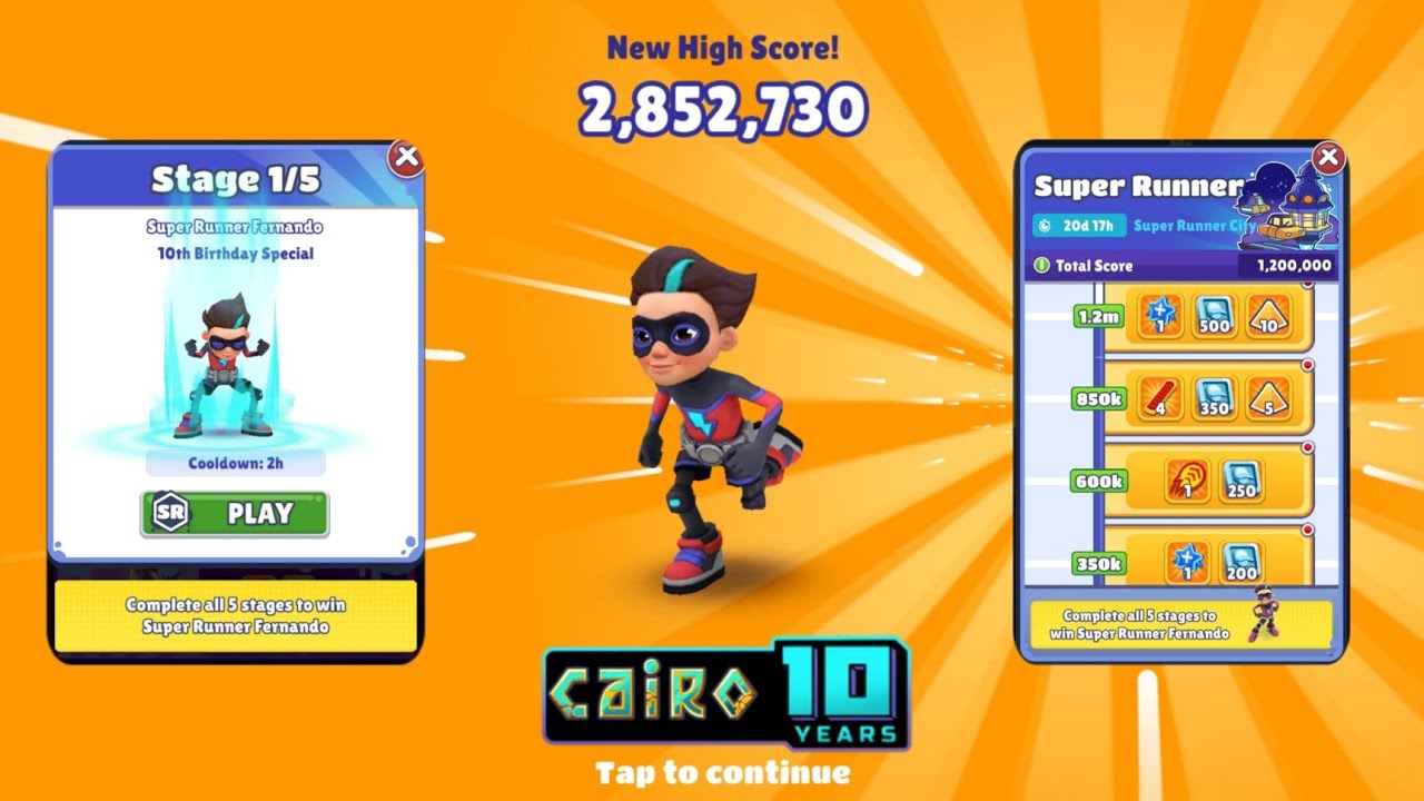 Trải Nghiệm Nhân Vật Mới Super Runner Fernando - Subway Surfers Copenhagen  