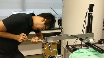 Admittance control: compliant test