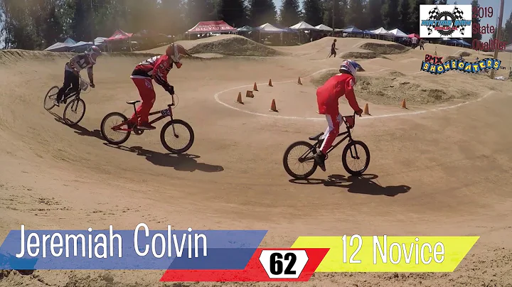 12 Novice Jeremiah Colvin 2019/Airtime BMX State Q...