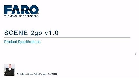 New Free App from FARO: SCENE 2go - Securely Share Your Project Without Internet