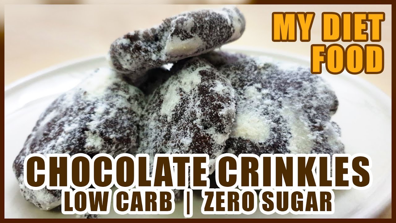 TRENDING LOW CARB CHOCOLATE ALMOND CRINKLES