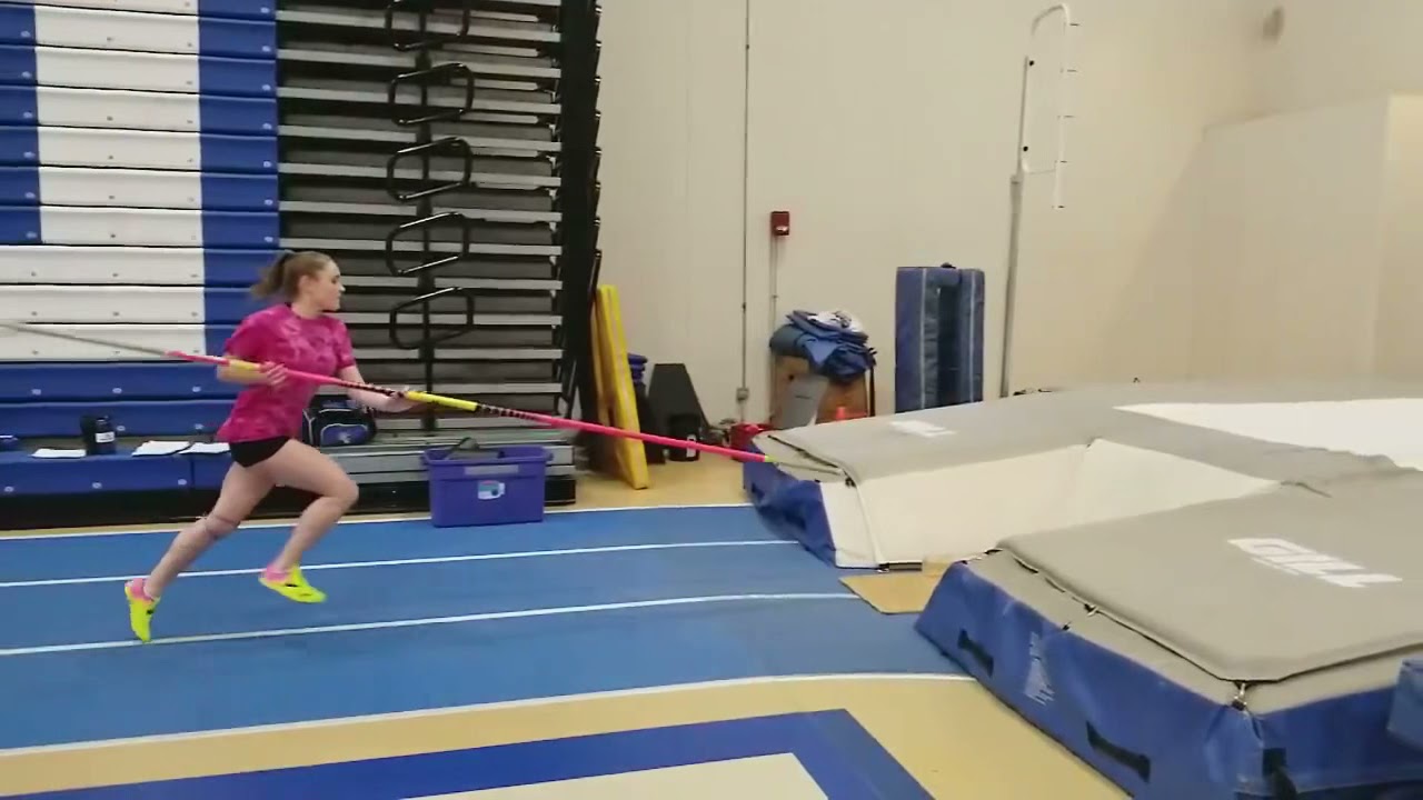Corkscrew Pole Vault Drill