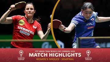 Sabine Winter vs Miwa Harimoto | Semifinal - ITTF Mixed Team World Cup 2025