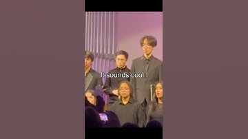 Thumbnail of When you are a bass cannon #shorts #choir #acapella #music