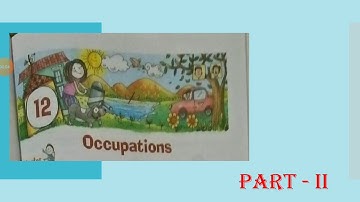 Class 2 EVS Course Book ( Chapter 12 Occupations Part ll)