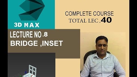 3d max tutorial lecture no. 8 urdu/ hindi