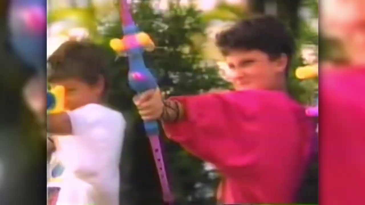 Video thumbnail — Nerf Bow 'N' Arrow 1991 Commercial Vintage 90s