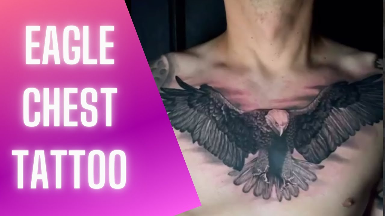 Chest Eagle tattoo men at theYoucom