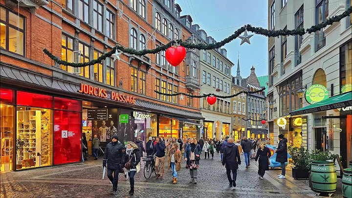 🇩🇰 Copenhagen - Central Station to Nyhavn 🎄 (Christmas Markets & Hygge Vibes) 🇩🇰 4K Denmark Walk