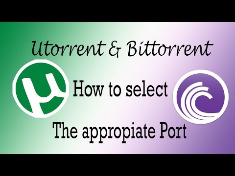 Utorrent Settings 2014
