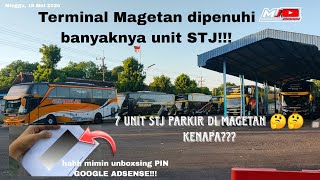 Terminal Magetan serasa Garasi STJ!! kenapa 7 Unit STJ parkir di Magetan???🤔🤔